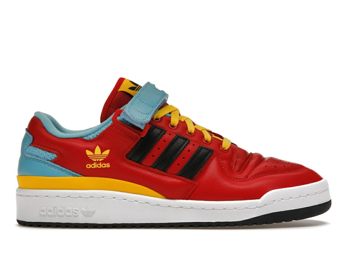 ＼百貨店大売り出し／1000円引き換え証ふり出し中！adidas サウス運動場 × アディダス 討論会 置き目 手押し車マン “赤いこと/黄色/ティール“ adidas Forum Low “South Park Cartman“ アディダス GY6493 メンズ スニーカー 駈けっくらシューズ 19SX-20231101110438-724