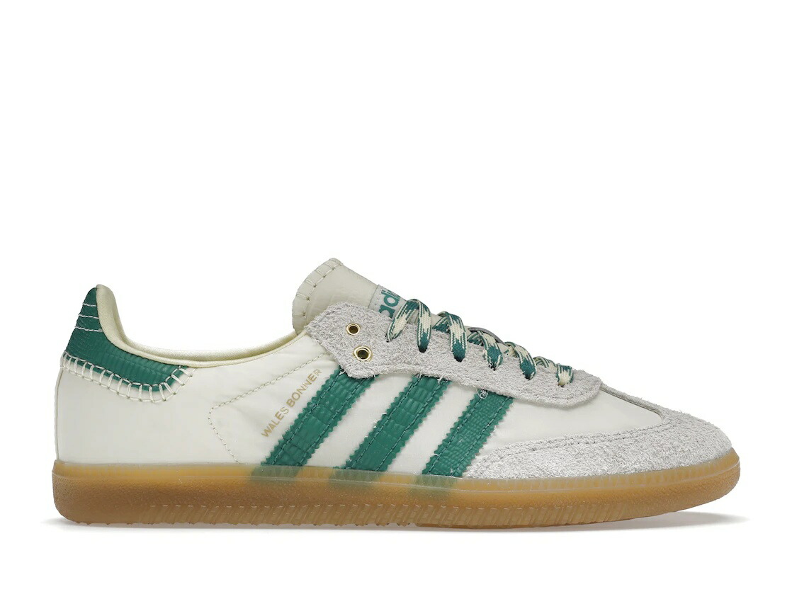 6/15【1000円割り引き引き換え証】adidas adidas Samba Wales Bonner Cream Green アディダス GY4344 メンズ スニーカー 駈けっくらシューズ 19SX-20231101110438-729