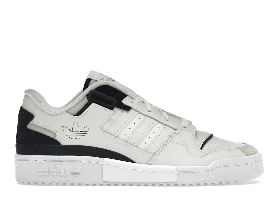 【今なら割引クーポン発行中】adidas アディダス フォーラム エクジビット ロー “クリーム ホワイト ブラック“ adidas Forum Exhibit Low “Cream White Black“ アディダス H01914 メンズ スニーカー ランニングシューズ 19SX-20231101110438-786