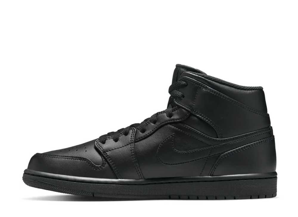 ＼百貨店大売り出し／1000円クーポン券振り出し中！Nike ナイキ エアジョーダン1 ミッド トリプル黒いこと ナイキ ナイキ エアジョーダン1 ミッド トリプル黒いこと 554724-093 メンズ スニーカー 駈けっくらシューズ 21SN-554724-093
