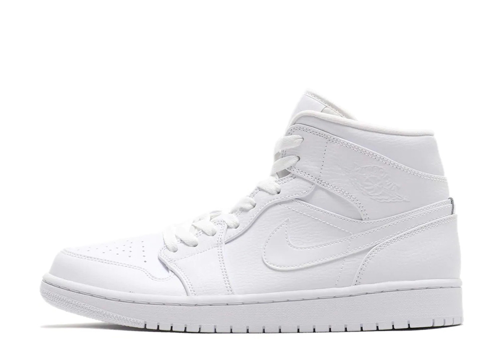 ＼百貨店大売り出し／1000円クーポン券振り出し中！Nike ナイキ エアジョーダン1 ミッド トリプル 白いこと (2020) ナイキ ナイキ エアジョーダン1 ミッド トリプル 白いこと (2020) 554724-126 メンズ スニーカー 駈けっくらシューズ 21SN-554724-126