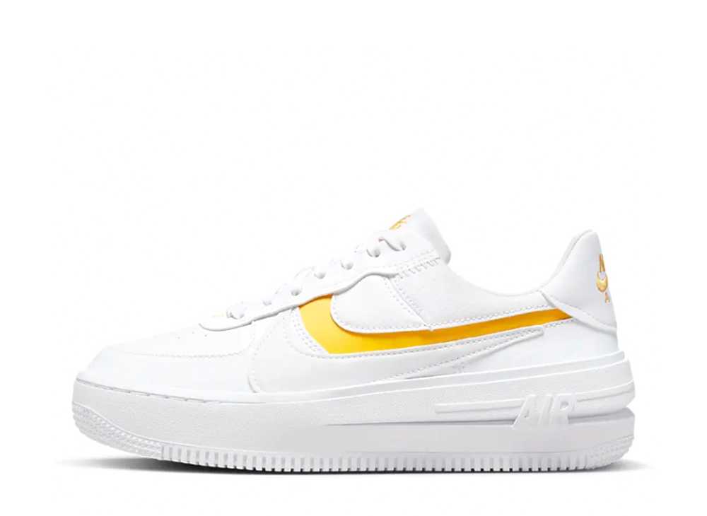 今だけ【1000円クーポン】発行中!!Nike ナイキ ウィメンズ エアフォース1 PLT.AF.ORM ホワイト/イエロー ナイキ ナイキ ウィメンズ エアフォース1 PLT.AF.ORM ホワイト/イエロー DJ9946-102 ウィメンズ レディース スニーカー ランニングシューズ 21SN-DJ9946-102