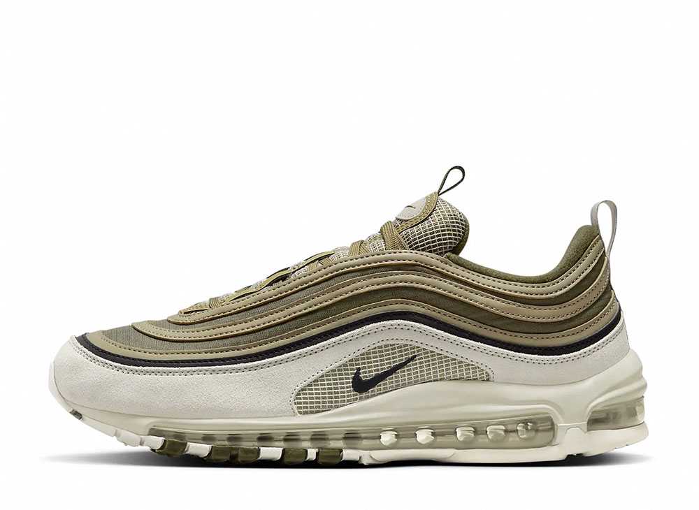 ＼百貨店大売り出し／1000円クーポン券振り出し中！Nike ナイキ エア湖マックス97 SE ライトボーン/ミディアムオリーブ/ニュートラルオリーブ/黒いこと ナイキ ナイキ エア湖マックス97 SE ライトボーン/ミディアムオリーブ/ニュートラルオリーブ/黒いこと FB9619-002 メンズ スニーカー