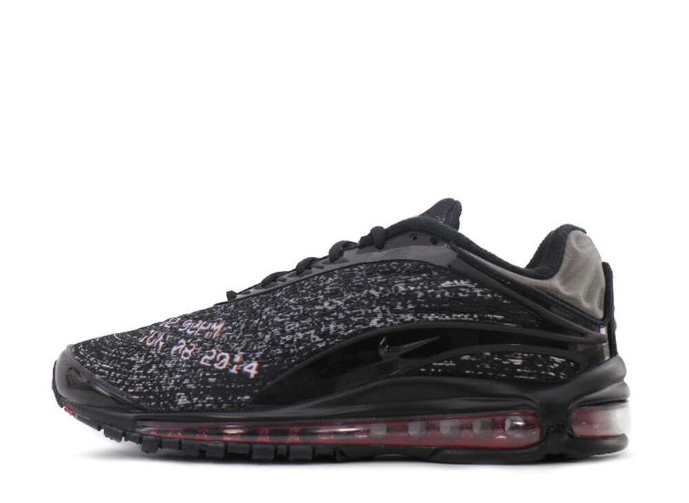 ＼百貨店大売り出し／1000円クーポン券振り出し中！Nike スケプタ×ナイキ エアマックスデラックス 黒いこと ディープレッド ナイキ スケプタ×ナイキ エアマックスデラックス 黒いこと ディープレッド AQ9945-001 メンズ スニーカー 駈けっくらシューズ 21SN-AQ9945-001