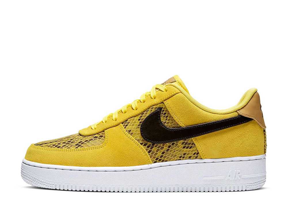 ＼百貨店大売り出し／1000円クーポン券振り出し中！Nike ナイキ 空軍1 置き目 \u002707 スネークスキン 黄色 ナイキ ナイキ 空軍1 置き目 \u002707 スネークスキン 黄色 BQ4424-700 メンズ スニーカー 駈けっくらシューズ 21SN-BQ4424-700