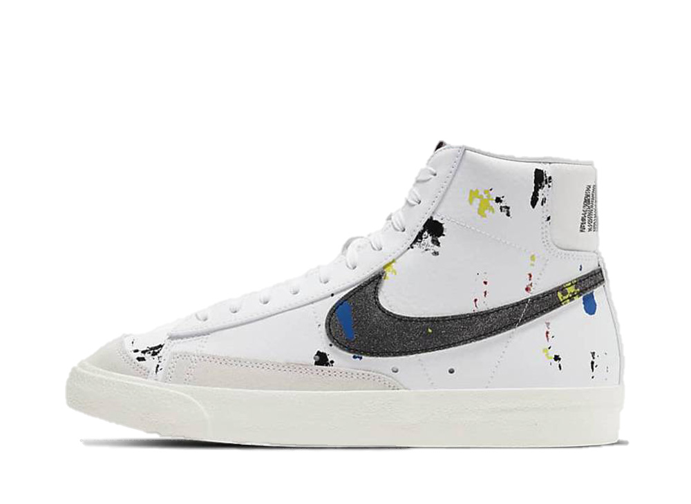 ＼百貨店大売り出し／1000円クーポン券振り出し中！Nike ナイキ ブレーザー ミッド \u002777 絵の具 スプラッター 白いこと/黒いこと ナイキ ナイキ ブレーザー ミッド \u002777 絵の具 スプラッター 白いこと/黒いこと DC7331-100 メンズ スニーカー 駈けっくらシューズ 21SN-DC7331-100