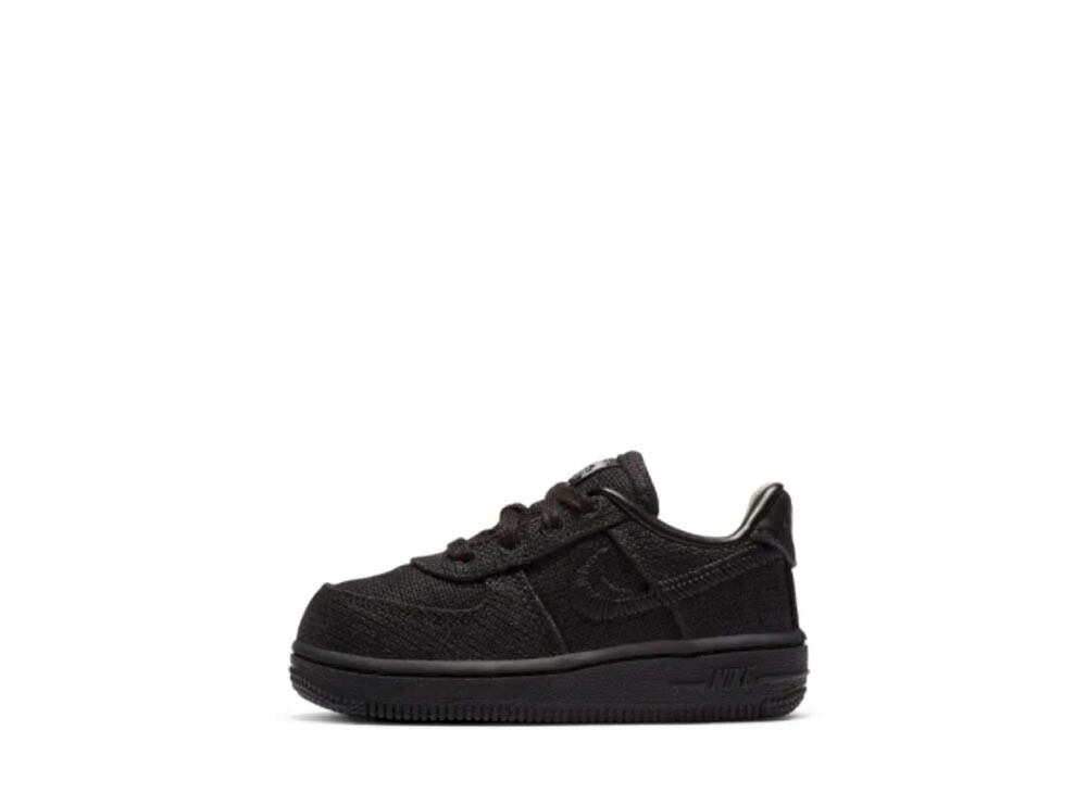 【今なら割引クーポン発行中】発行中!!Nike ステューシー × ナイキ TD エアフォース1 ロー トリプルブラック(キッズ) ナイキ ステューシー × ナイキ TD エアフォース1 ロー トリプルブラック(キッズ) DC8306-001 メンズ スニーカー ランニングシューズ 21SN-DC8306-001