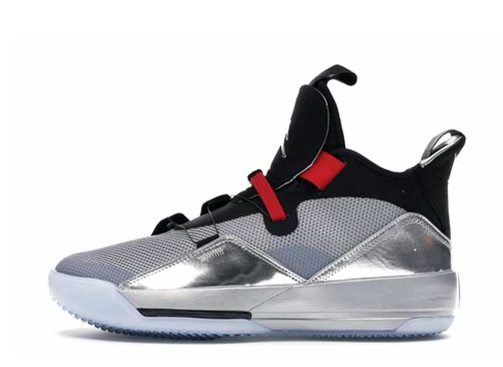 ＼百貨店大売り出し／1000円クーポン券振り出し中！Nike ナイキ エアジョーダン33 メタリック しろがね色 黒いこと オールスター ナイキ AQ8830-005 メンズ スニーカー 駈けっくらシューズ 21SN-AQ8830-005