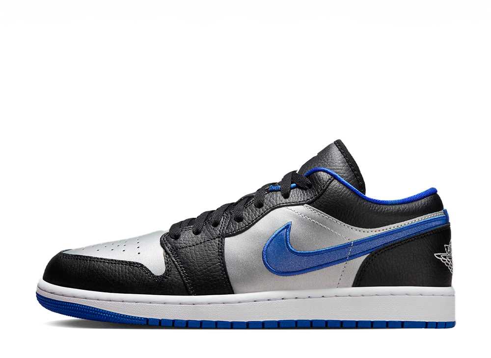 【今なら割引クーポン発行中】Nike ナイキ エアジョーダン1 ロー ブラック/ゲームロイヤル/メタリックプラチナム ナイキ 553558-007 メンズ スニーカー ランニングシューズ 21SN-553558-007