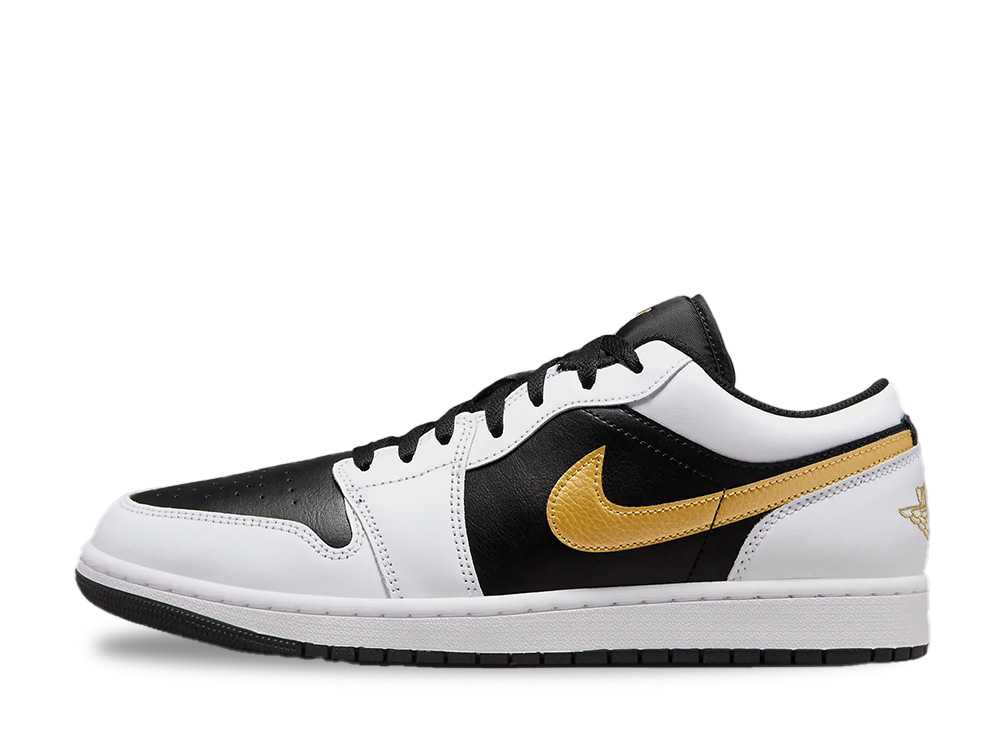 数量限定【1000円クーポン】Nike ナイキ エアジョーダン1 ロー ホワイト/メタリックゴールド/ブラック ナイキ 553558-172 メンズ スニーカー ランニングシューズ 21SN-553558-172