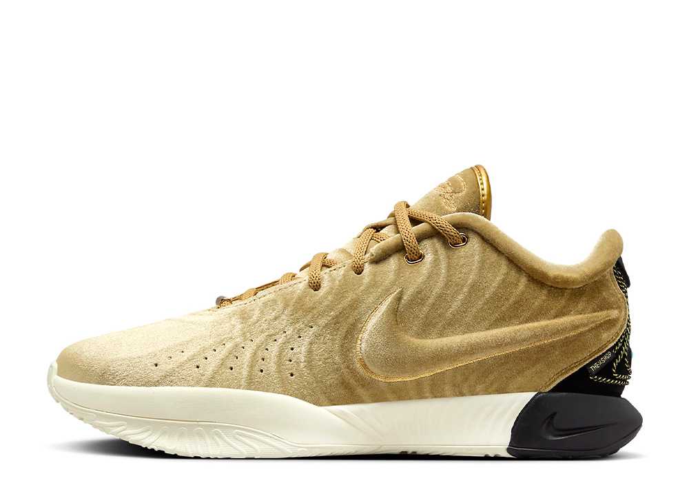 ＼百貨店大売り出し／1000円クーポン券振り出し中！Nike ザ 販売店 × ナイキ レブロン21 メタリックゴールド/ココナツ市乳/青緑色/黒いこと ナイキ FZ7884-700 メンズ スニーカー 駈けっくらシューズ 21SN-FZ7884-700