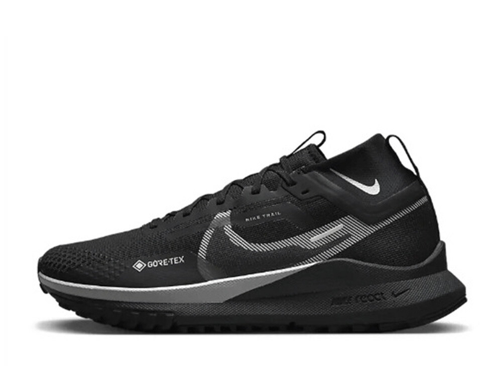 ＼百貨店大売り出し／1000円引き換え証書き著す中！Nike ナイキ リアクト ペガサス トレイル4 ゴアテックス 黒いこと/リフレクトシルバー/狼薄墨色 ナイキ DJ7926-001 メンズ スニーカー 駈けっくらシューズ 21SN-DJ7926-001