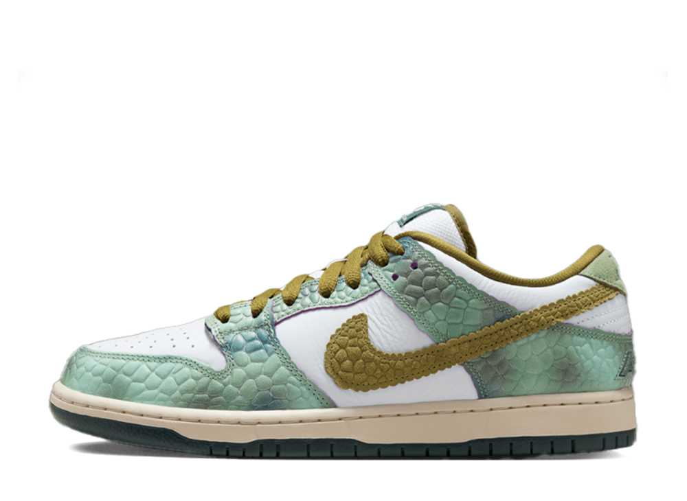 数量限定【1000円クーポン】Nike アレクシスサブローン × ナイキ SB ダンク ロー プロ ホワイト アンド パシフィックモス ナイキ HJ3386-300 メンズ スニーカー ランニングシューズ 21SN-HJ3386-300