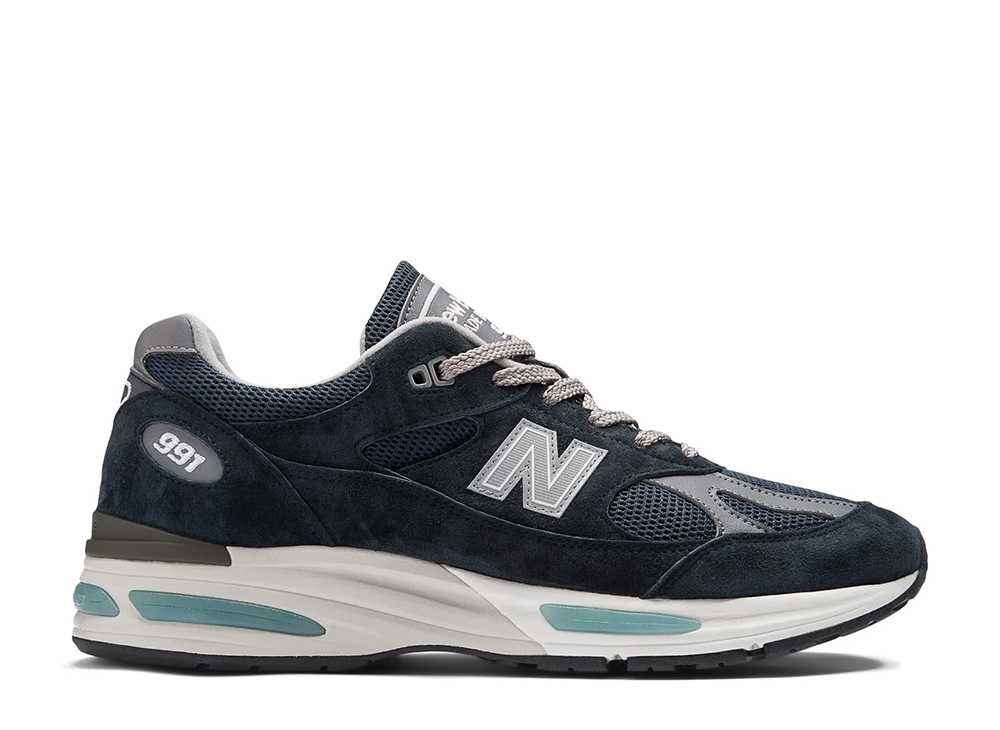 ＼百貨店大売り出し／1000円引き換え証書き著す中！New Balance ニュー平衡にする 991V2 米国海軍 ニュー平衡にする U991NV2 メンズ スニーカー 駈けっくらシューズ 21SN-U991NV2