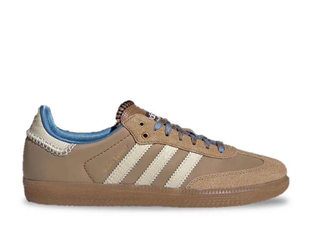 6/15【1000円割り引き引き換え証】adidas ウェールズ・ボナー × アディダス オリジナルス ナイロン サンバ 乾荒原/ワンダーホワイト/アッシュブルー アディダス IH3261 メンズ スニーカー 駈けっくらシューズ 21SN-IH3261
