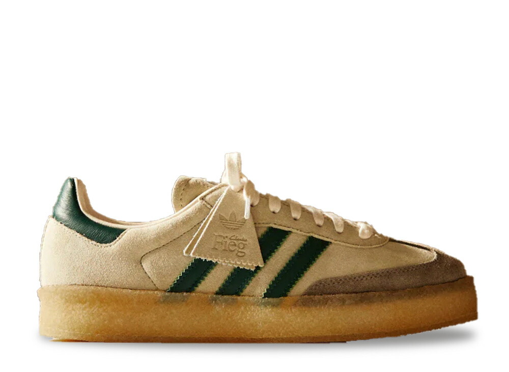 期間限定【1000円OFF】クーポン！adidas ロニー・ファイグ &times; クラークス &times; アディダス サンバ ホワイト/グリーン アディダス ID7297 メンズ スニーカー ランニングシューズ 21SN-ID7297｜HYPE GUARD【公式】店