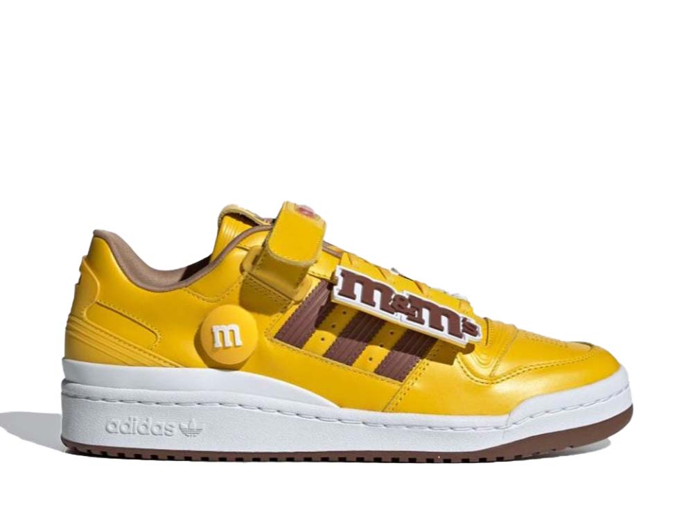 数量限定【1000円クーポン】adidas エムアンドエムズ × アディダス フォーラム ロー イエロー/ブラウン アディダス GY1179 メンズ スニーカー ランニングシューズ 21SN-GY1179 スニーカー-靴-メンズ靴