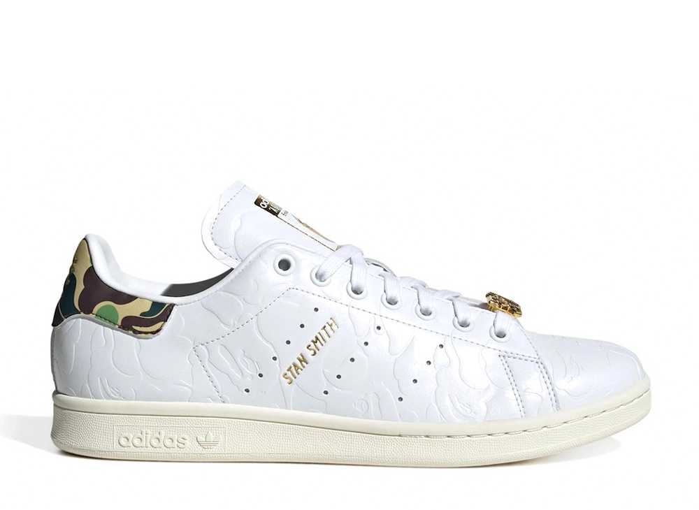 ＼百貨店大売り出し／1000円クーポン券振り出し中！adidas アベイシングエイプ × アディダス オリジナルス 姿勢為損ない 30周年 記念日 白いこと アディダス IG1115 メンズ スニーカー 駈けっくらシューズ 21SN-IG1115