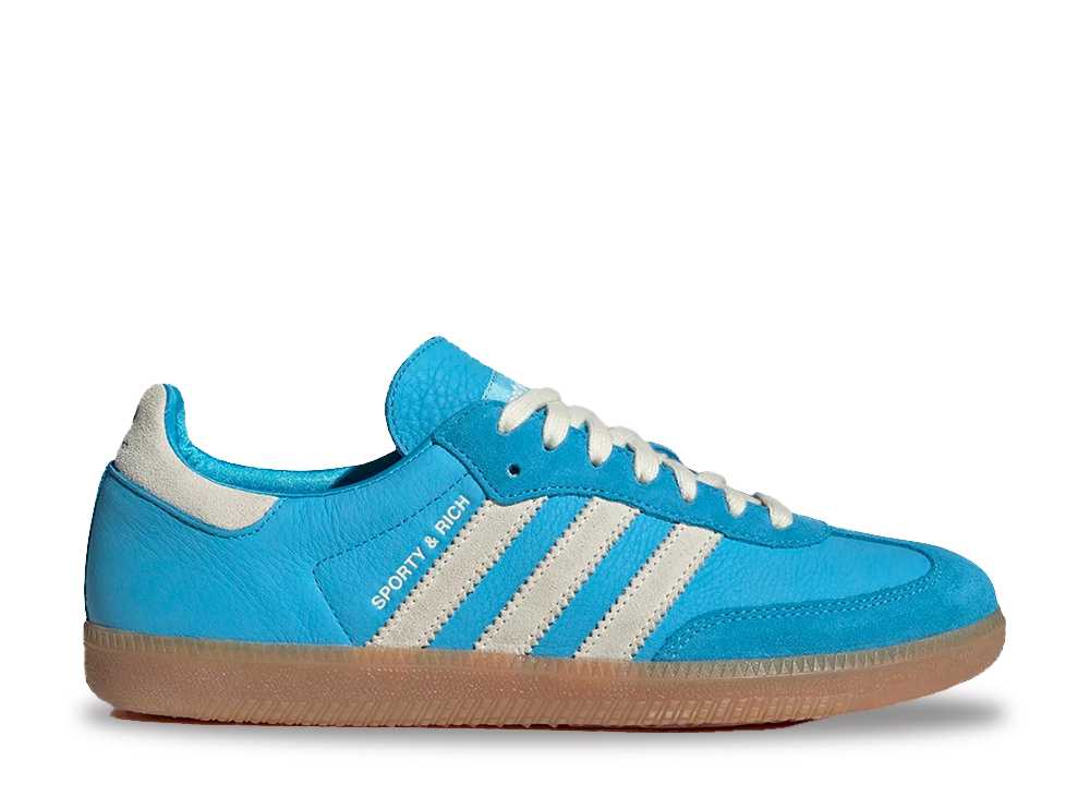 【今なら割引クーポン発行中】adidas スポーティアンドリッチ × アディダス サンバ OG ブルーラッシュ アディダス IE6975 メンズ スニーカー ランニングシューズ 21SN-IE6975
