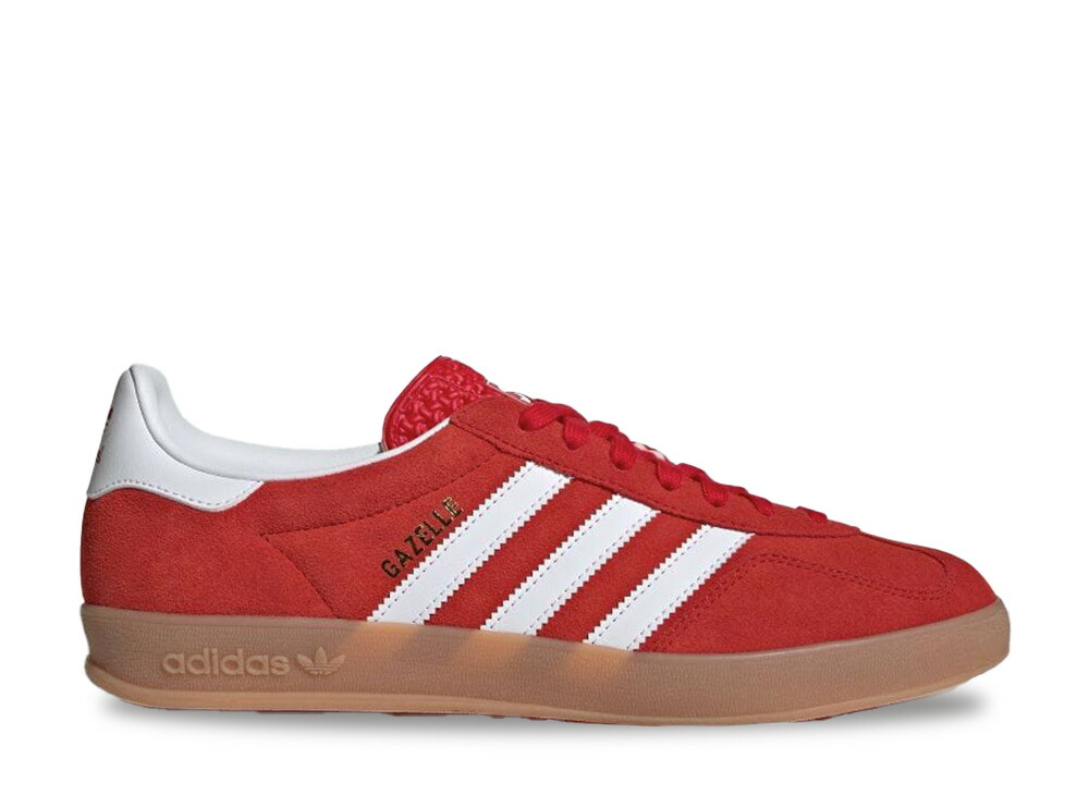 【今なら割り引き引き換え証ふり出し中】adidas アディダス オリジナルス ガゼル インドア もっと良いスカーレット/フットウェアホワイト/チュインガム アディダス JI2063 メンズ スニーカー 駈けっくらシューズ 21SN-JI2063