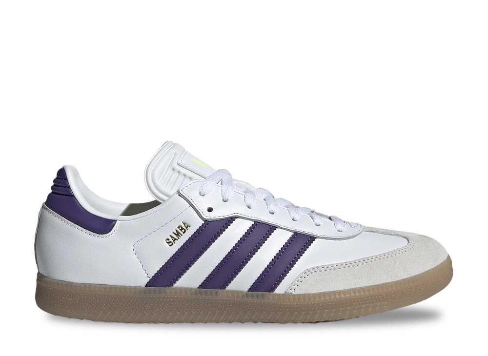 数量限定【1000円クーポン】adidas リオネルメッシ × アディダスオリジナルス サンバ ホワイト/ユニバーシティパープル/ガム アディダス IH8161 メンズ スニーカー ランニングシューズ 21SN-IH8161