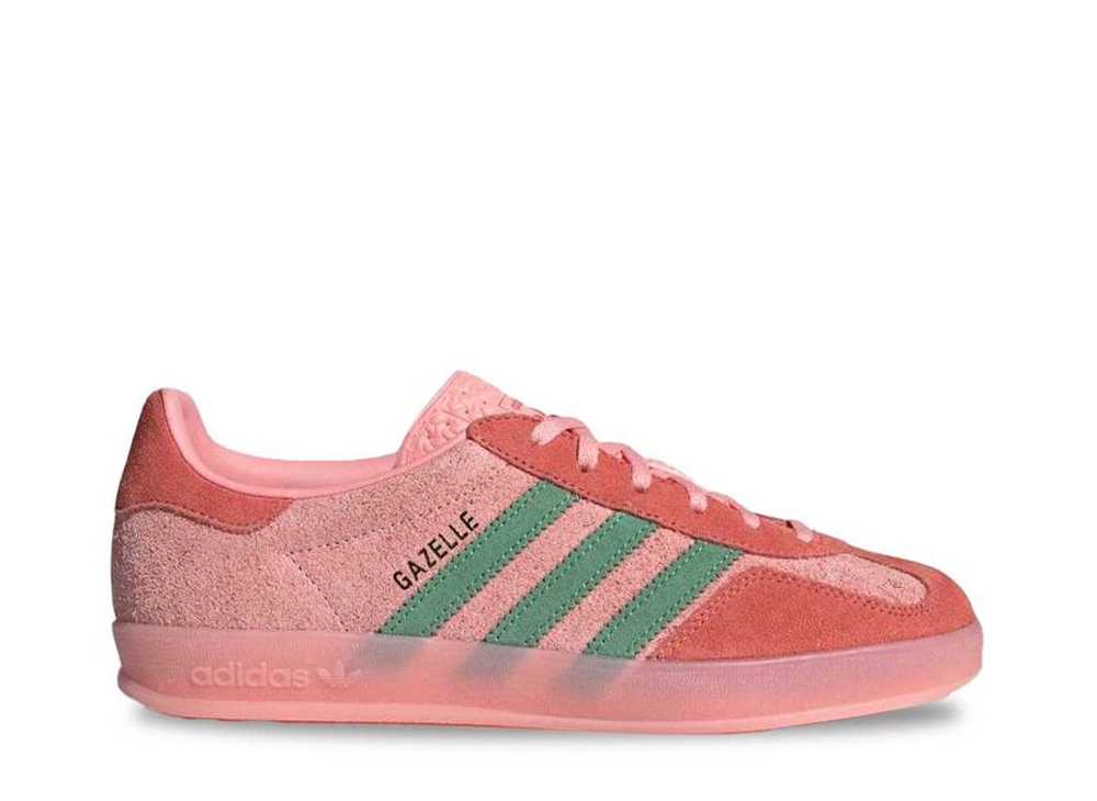 ＼百貨店大売り出し／1000円クーポン券ふり出し中！adidas アディダス オリジナルス ウィメンズ ガゼル インドア セミピンクスパーク/プリラブドグリーン/プリラブドスカーレット アディダス IG6782 ウィメンズ レディース スニーカー 駈けっくらシューズ 21SN-IG6782