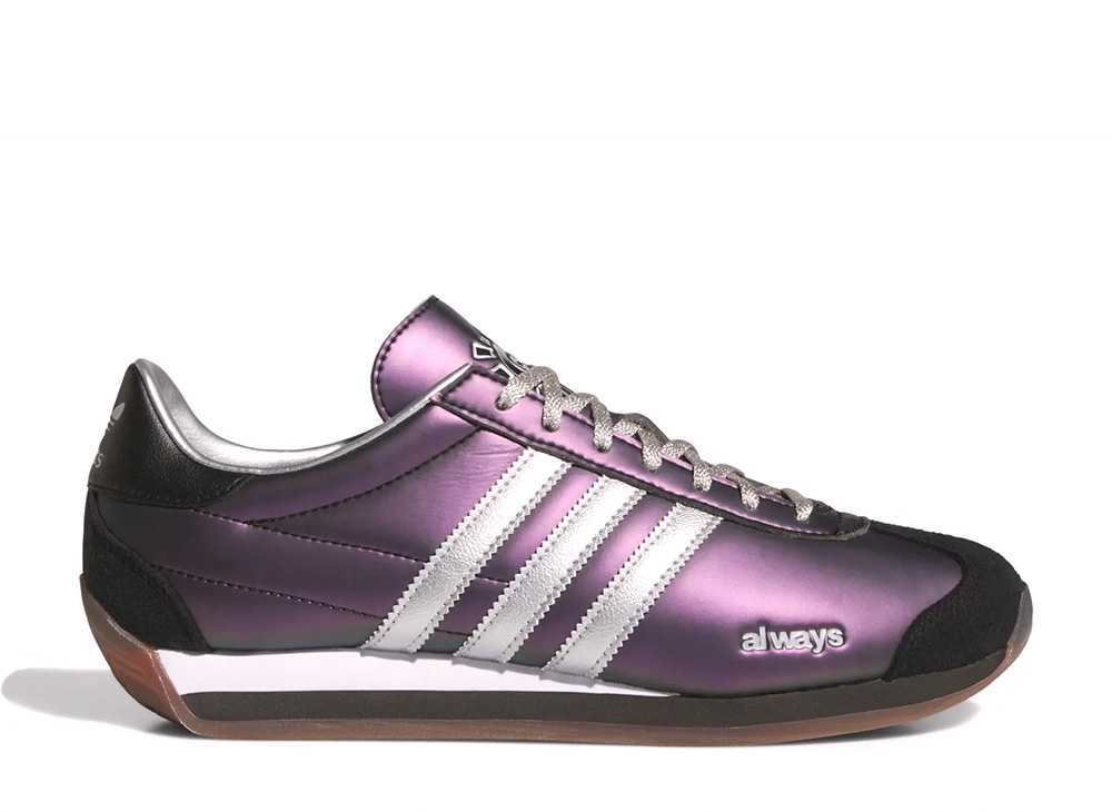 【今なら割引クーポン発行中】!adidas オールウェイズドゥワットユーシュッドドゥ × アディダス カントリー パープル/シルバー アディダス JH9100 メンズ スニーカー ランニングシューズ 21SN-JH9100|HYPE GUARD【公式】店