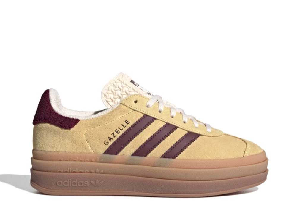 【今なら銀行割引引き換え証振りだし中】adidas アディダス ウィメンズ オリジナルス ガゼル 塗板 オールモストイエロー/マルーン/ワンダーホワイト アディダス IF5937 ウィメンズ レディース スニーカー 駈けっくらシューズ 21SN-IF5937