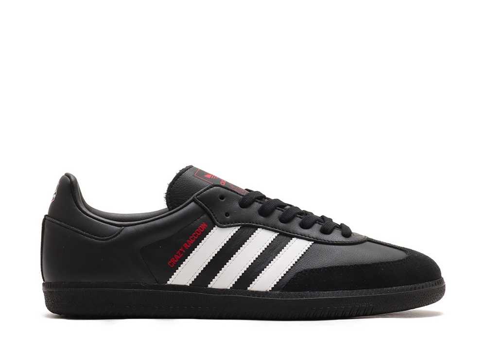 ＼百貨店大売り出し／1000円引き換え証書き著す中！adidas クレイジーラクーン × アトモス × アディダスオリジナルス サンバ 中核グループ黒いこと/フットウェアホワイト/もっと良いスカーレット アディダス IH3518 メンズ スニーカー 駈けっくらシューズ 21SN-IH3518