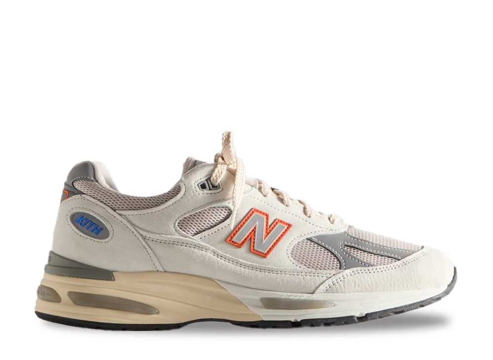 ＼百貨店大売り出し／1000円引き換え証書き著す中！New Balance 口づけ × ニュー平衡にする 991V2 マディソンスクエアガーデン アンタークティカ/ベージュ/キャッスルロック ニュー平衡にする U991KT2 メンズ スニーカー 駈けっくらシューズ 21SN-U991KT2