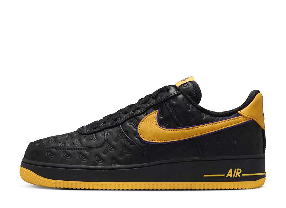 数量限定【1000円クーポン】Nike コービーブライアント × ナイキ エアフォース1 ロー ブラック/バーシティメイズ (HV5122-001) (シリアルナンバーあり/8000足限定) ナイキ HV5122-001-SN メンズ スニーカー ランニングシューズ 21SN-HV5122-001-SN