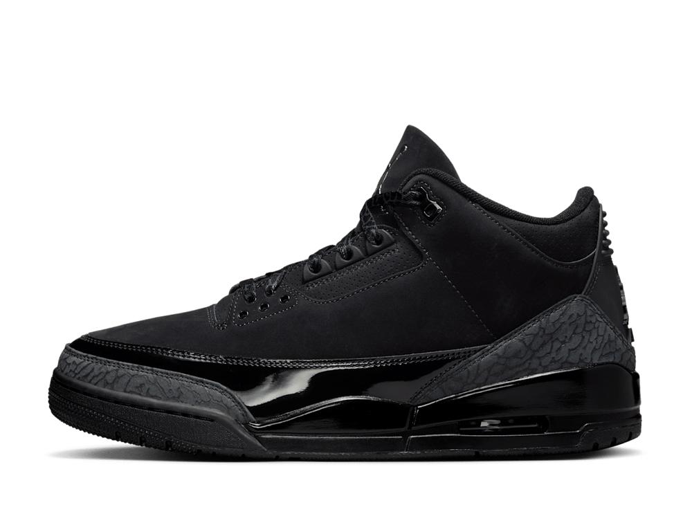 6/15【1000円割り引き引き換え証】Nike ナイキ エアジョーダン3 レトロ ブラックキャット (2025) ナイキ CT8532-001 メンズ スニーカー 駈けっくらシューズ 21SN-CT8532-001