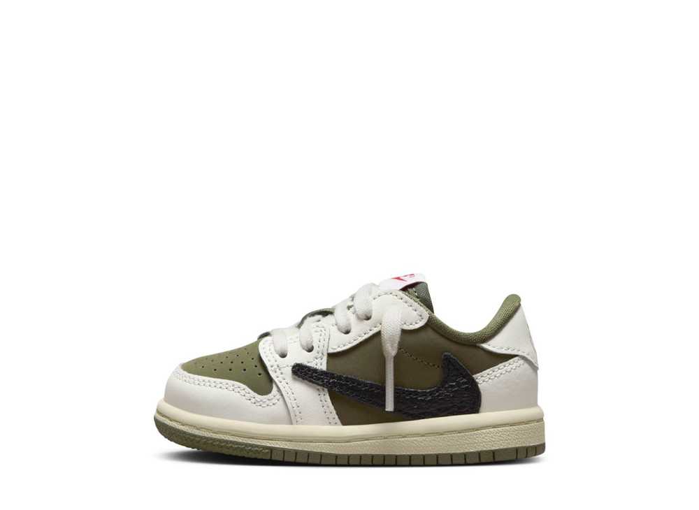 数量限定【1000円クーポン】Nike トラヴィススコット × ナイキ TD エアジョーダン1 ロー OG SP リバースオリーブ (キッズ) ナイキ DO5441-200 メンズ スニーカー ランニングシューズ 21SN-DO5441-200