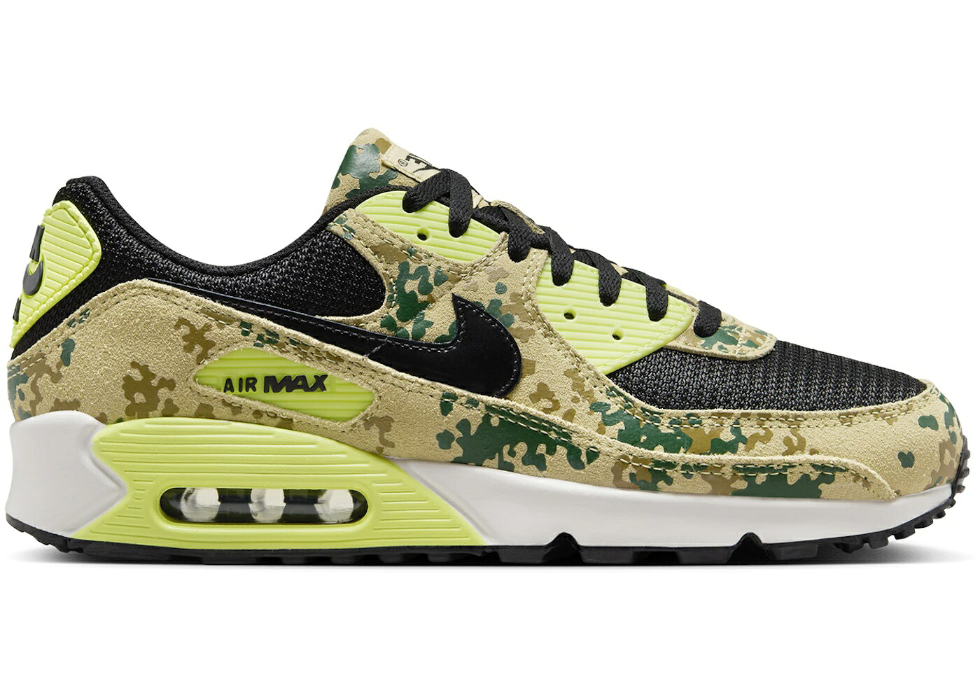 今だけ【1000円クーポン】発行中!!Nike Nike Air Max 90 Premium Team Gold Light Lemon Twist Phantom Black ナイキ IF1721-700 メンズ スニーカー ランニングシューズ 19SX-20250316222907-017