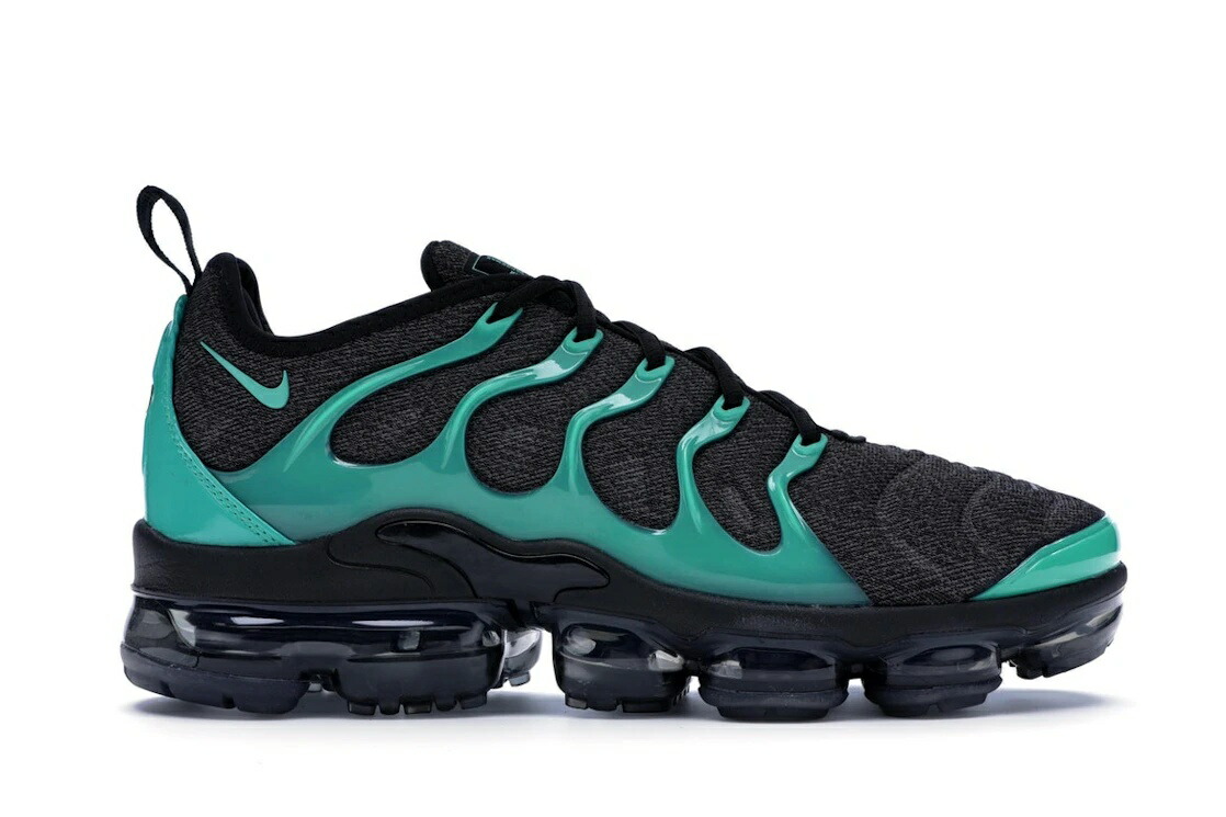 ＼百貨店大売り出し／1000円引き換え証書き著す中！Nike Nike Air VaporMax Plus Black Clear Emerald ナイキ 924453-013 メンズ スニーカー 駈けっくらシューズ 19SX-20250316222907-235