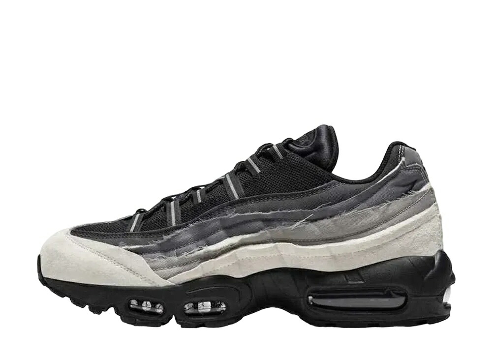 【今なら割引クーポン発行中】Nike コムデギャルソン × ナイキ エアマックス95 チャコール ナイキ CU8406-101 メンズ スニーカー ランニングシューズ 21SN-CU8406-101