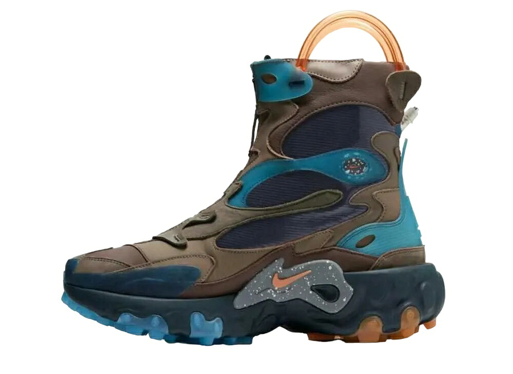 6/15【1000円割り引き引き換え証】Nike アンダー押しかぶせる × ナイキ リアクトブーツ カーキ ナイキ CJ6971-200 メンズ スニーカー 駈けっくらシューズ 21SN-CJ6971-200