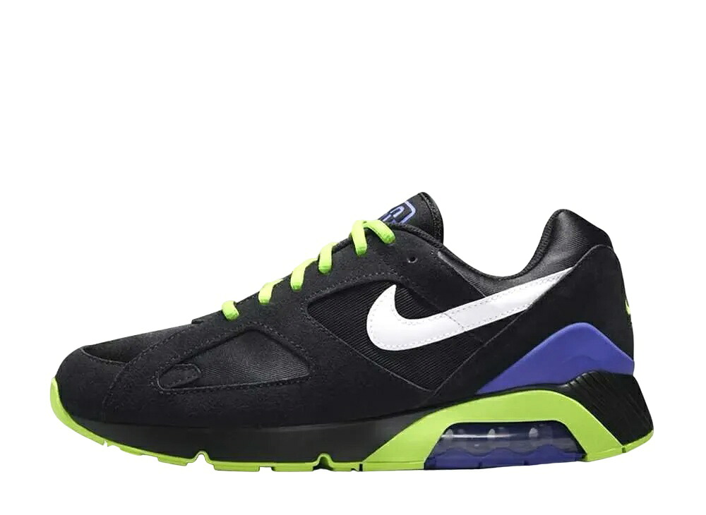 【今なら割引クーポン発行中】発行中!!Nike ナイキ エアマックス180 ブラック/ホワイト/アクショングリーン ナイキ FZ3058-001 メンズ スニーカー ランニングシューズ 21SN-FZ3058-001