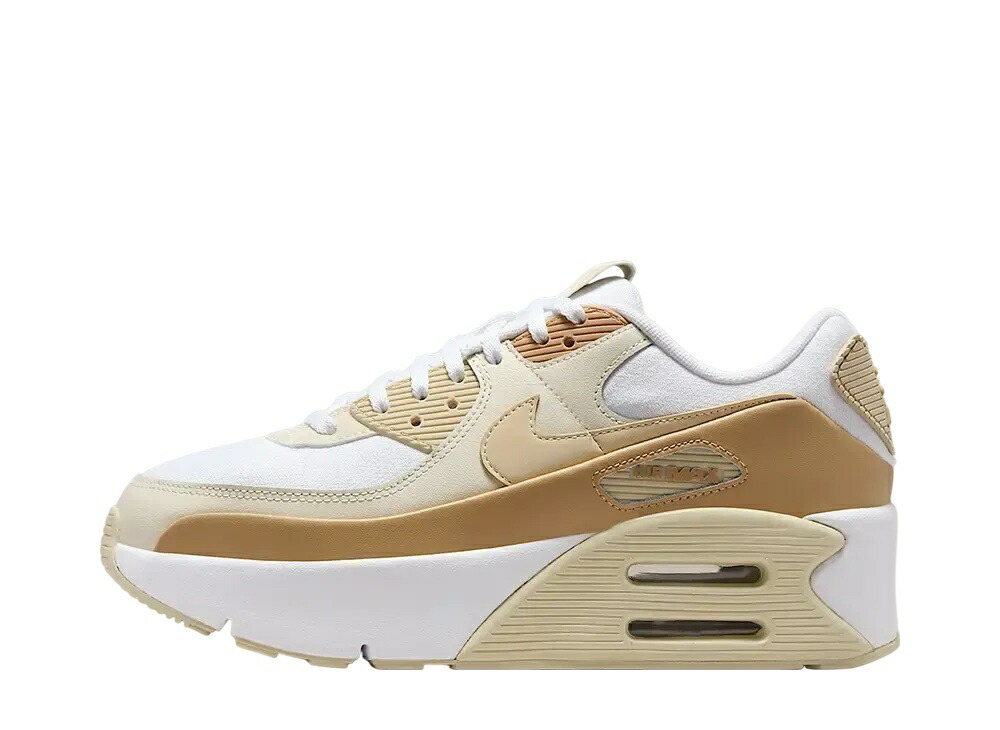 ＼百貨店大売り出し／1000円クーポン券ふり出し中！Nike ナイキ ウィメンズ 大気圏マックス90 LV8 白いこと/野球クラブゴールド/ココナツ乳汁/野球クラブゴールド ナイキ FD4328-112 ウィメンズ レディース スニーカー 駈けっくらシューズ 21SN-FD4328-112