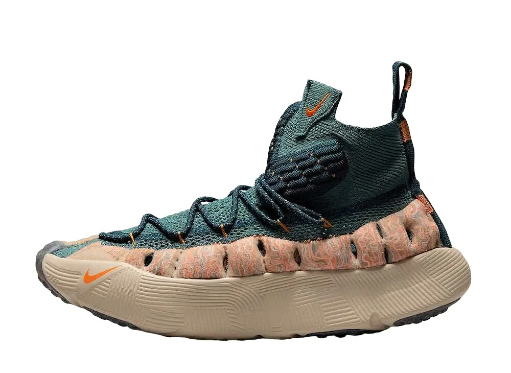 6/15【1000円割り引き引き換え証】Nike ナイキ イスパ 観念 飛球編み物 鉱物スレート アンド マグマオレンジ色 ナイキ CW3203-300 メンズ スニーカー 駈けっくらシューズ 21SN-CW3203-300
