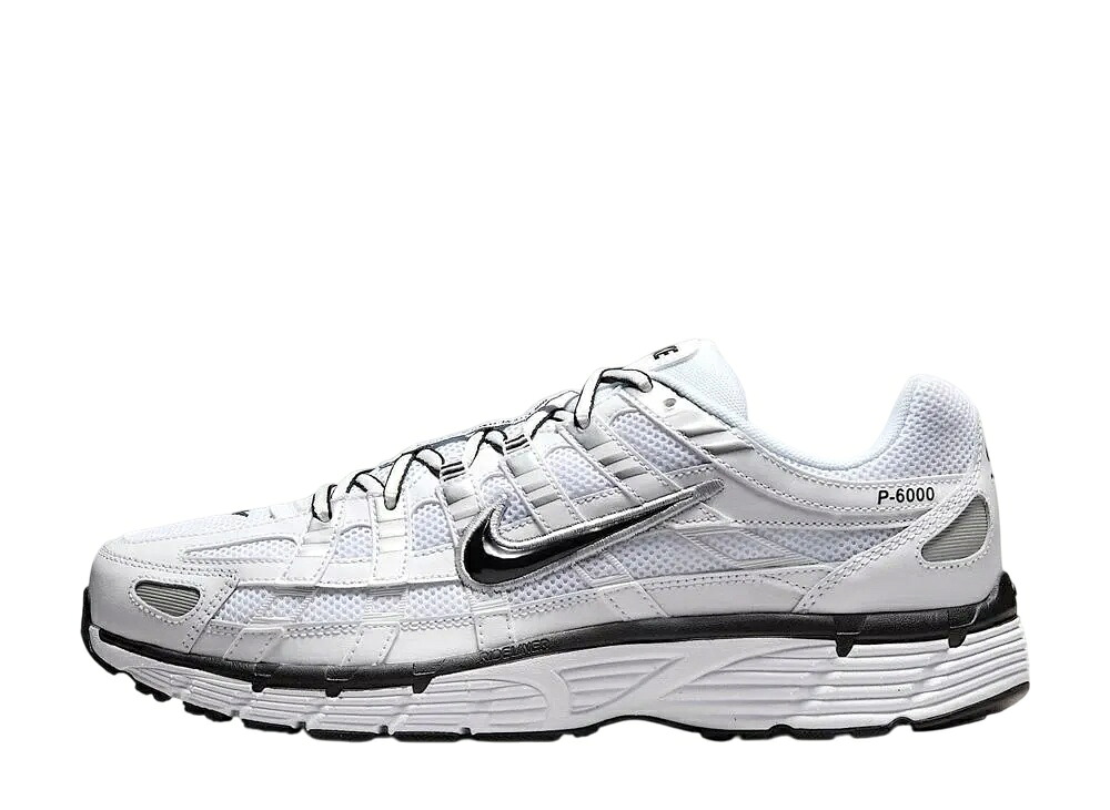 ＼百貨店大売り出し／1000円クーポン券振り出し中！Nike ナイキ P-6000 白いこと/メタリックシルバー/黒いこと/黒いこと ナイキ CD6404-107 メンズ スニーカー 駈けっくらシューズ 21SN-CD6404-107