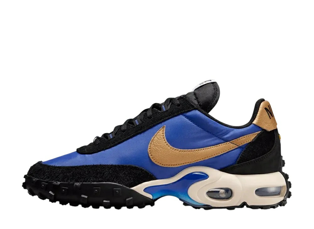 数量限定【1000円クーポン】Nike ナイキ エアマックス ワッフル ブラック アンド ハイパーブルー ナイキ FV6946-400 メンズ スニーカー ランニングシューズ 21SN-FV6946-400