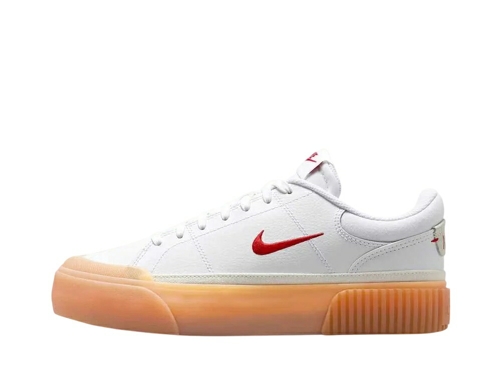 【今なら銀行割引クーポン券振り出し中】Nike ナイキ ウィメンズ コートレガシー 昇降機 白いこと/チュインガム黄色/セイル/ユニバーシティレッド ナイキ FV5526-103 ウィメンズ レディース スニーカー 駈けっくらシューズ 21SN-FV5526-103