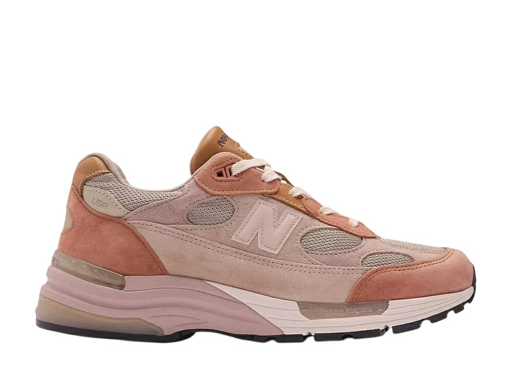 ＼百貨店大売り出し／1000円クーポン券振り出し中！New Balance ジョーフレッシュグッズ × ニュー平衡にする 992 ローズスモーク/ミスティローズ ニュー平衡にする U992JG1 メンズ スニーカー 駈けっくらシューズ 21SN-U992JG1