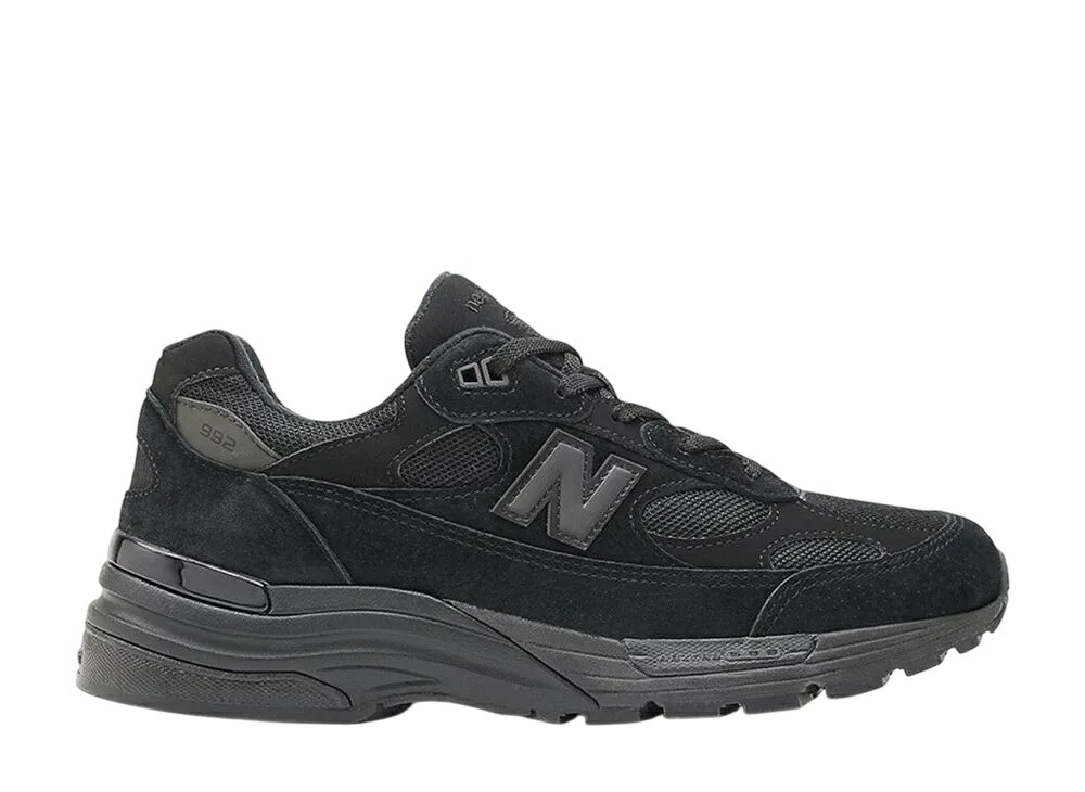 6/15【1000円割り引き引き換え証】New Balance ニュー平衡にする 992 トリプル黒いこと (2025) ニュー平衡にする U992肺結核 メンズ スニーカー 駈けっくらシューズ 21SN-U992肺結核