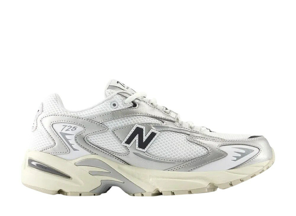 ＼百貨店大売り出し／1000円クーポン券振り出し中！New Balance ニュー平衡にする 725 白いこと/黒いことセメント質/シルバーメタリック ニュー平衡にする ML725CG メンズ スニーカー 駈けっくらシューズ 21SN-ML725CG