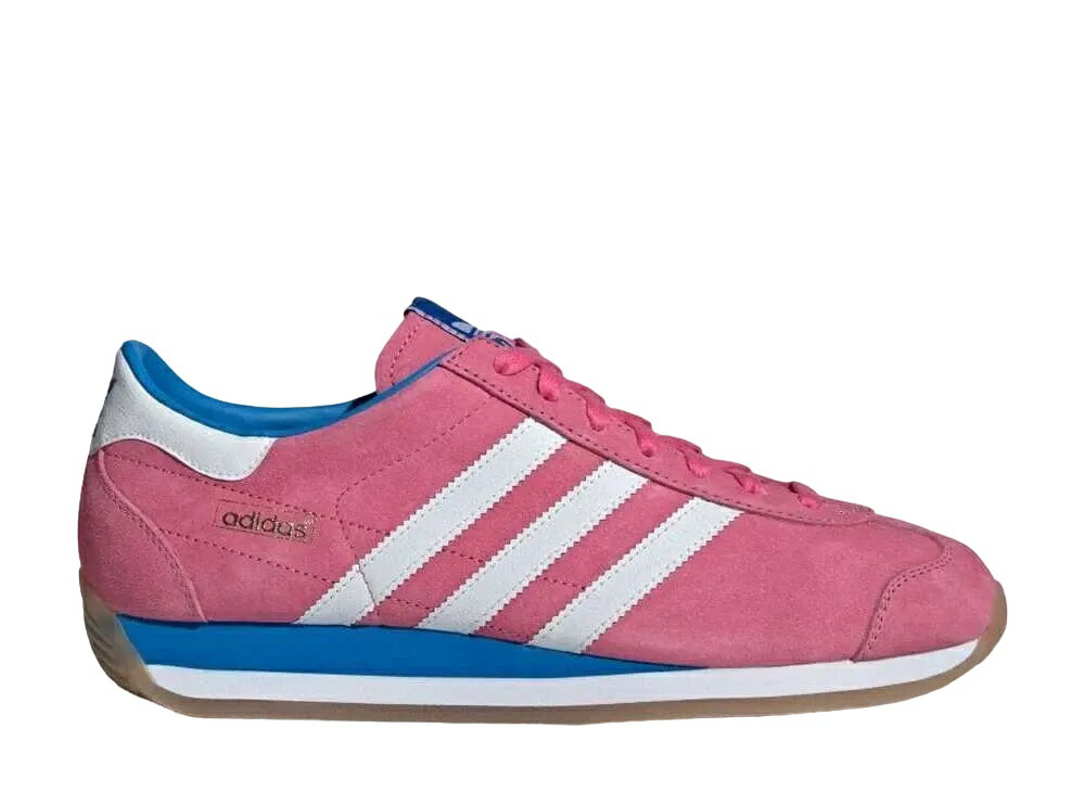 ＼百貨店大売り出し／1000円クーポン券振り出し中！adidas アディダス オリジナルス カントリー ジャパン サクラ色核融合反応/フットウェアホワイト/ブライトブルー アディダス IG4521 メンズ スニーカー 駈けっくらシューズ 21SN-IG4521
