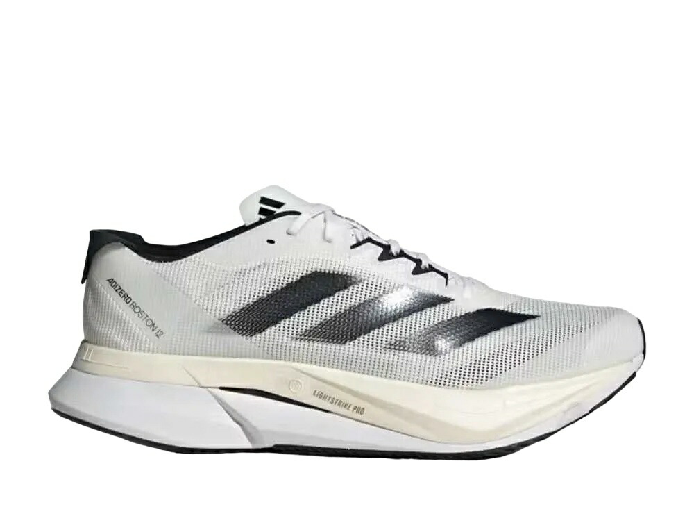 【今なら割り引き引き換え証ふり出し中】adidas アディダス アディゼロ 豆の町 12 駈けっくら クラウドホワイト/中核グループ黒いこと/ナイトメタリック アディダス ID4236 メンズ スニーカー 駈けっくらシューズ 21SN-ID4236