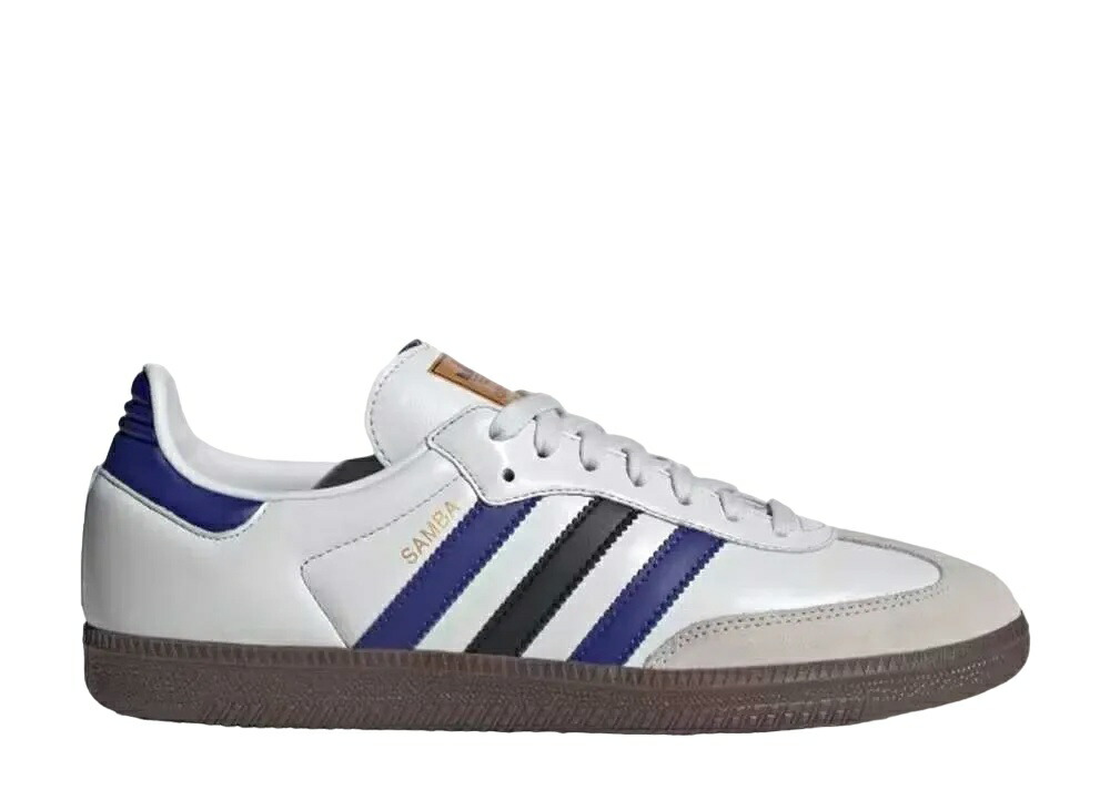 【今なら割り引き引き換え証ふり出し中】adidas アディダス オリジナルス サンバ OG 水晶白いこと/積極的青色/引っ敷きゴールド アディダス ID1381 メンズ スニーカー 駈けっくらシューズ 21SN-ID1381