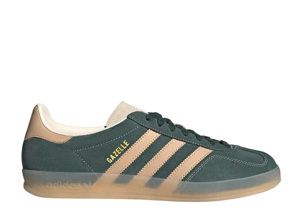 ＼百貨店大売り出し／1000円クーポン券振り出し中！adidas アディダスオリジナルス ガゼル インドア シャドウグリーン/ウォームサンドストーン/ワンダーホワイト アディダス JH5402 メンズ スニーカー 駈けっくらシューズ 21SN-JH5402